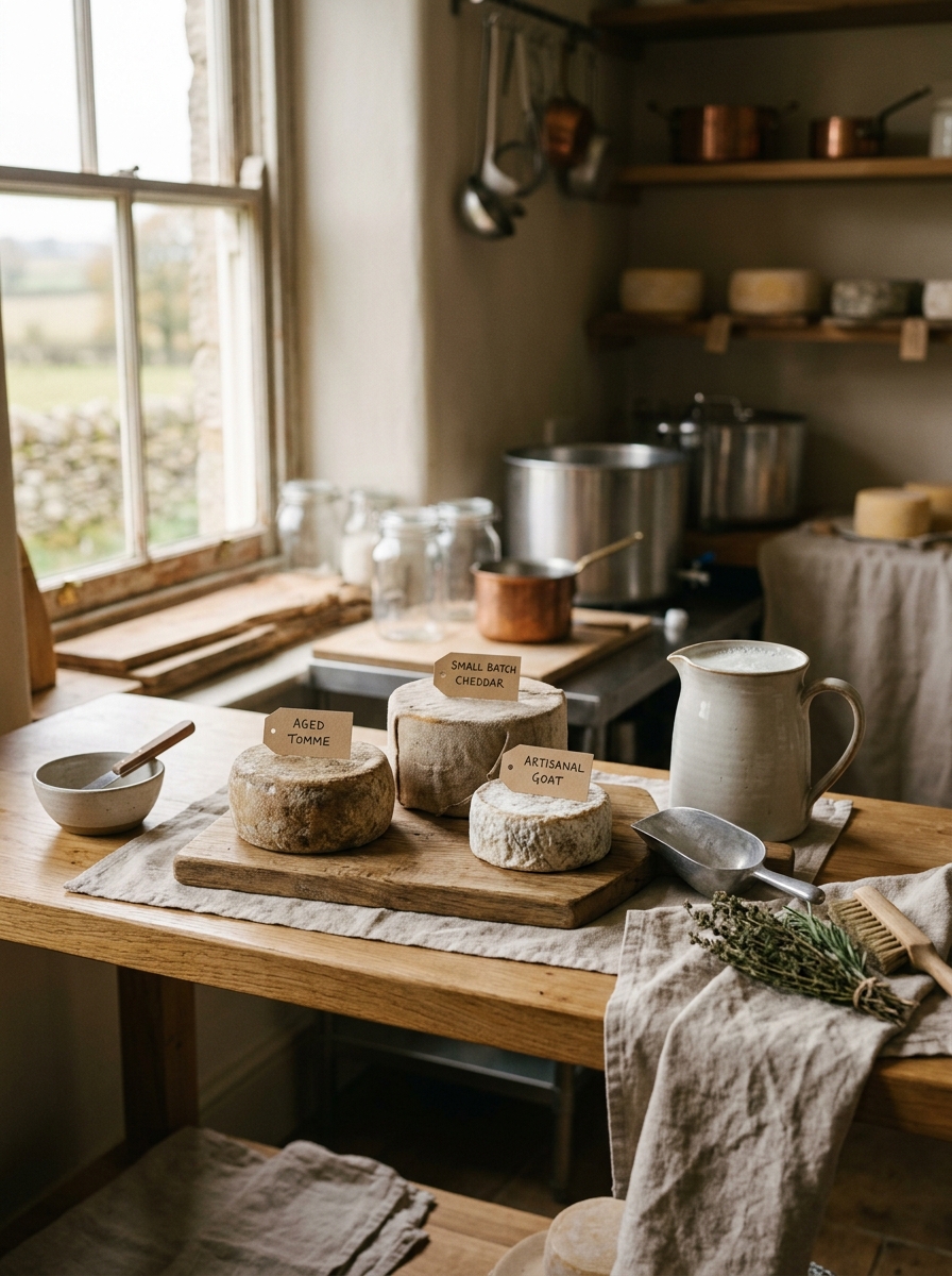 Cheese“O” small-batch creamery studio in Nashik with handcrafted cheese wheels and fresh milk